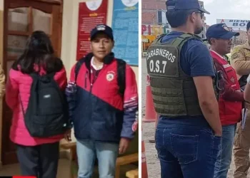 La adolescente fue entregada a sus familiares/AlertaIquique