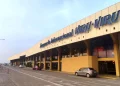 Frontis del Aeropuerto Internacional de Viru Viru. FOTO: NAABOL