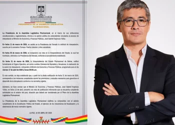 Vicepresidencia asevera que tramitó con anticipación la interpelación de Espinoza