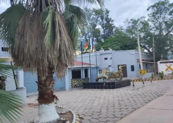 Frontis del cuarte de Villa Montes donde ocurrió la agresión sexual a un conscripto. FOTO: RRSS