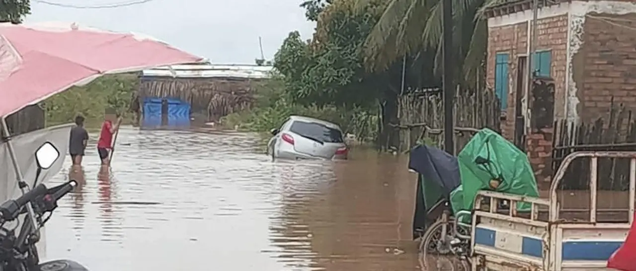 Intensas lluvias provocaron el desborde de ríos/Captura de pantalla
