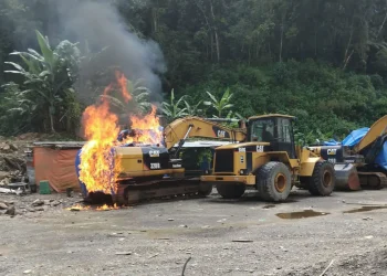 Operativo de AJAM en Sorata desmantela campamento clandestino