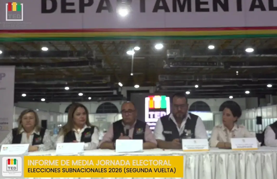 TSE reporta 99,87% de instalación de mesas y normal desarrollo de la segunda vuelta