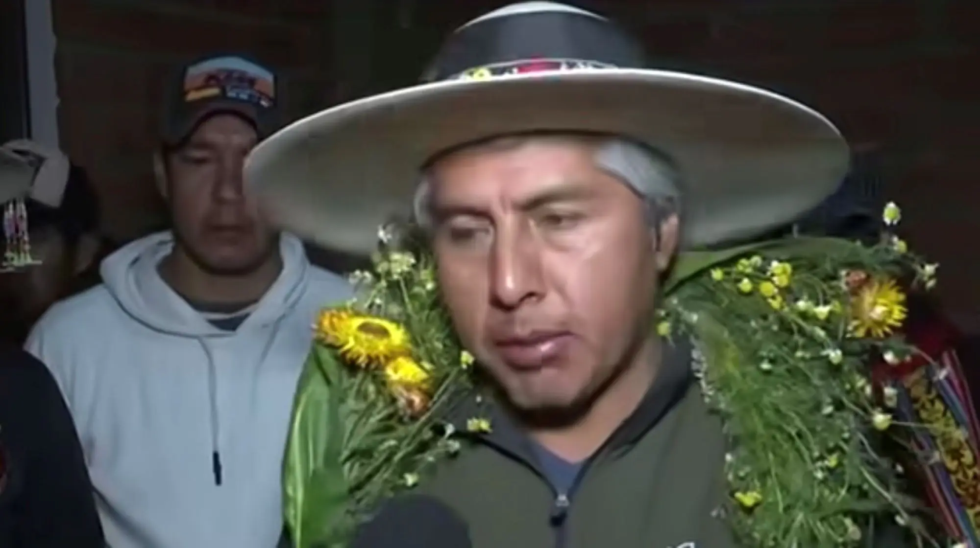 El gobernador electo de Oruro, Édgar Sánchez. FOTO: Captura