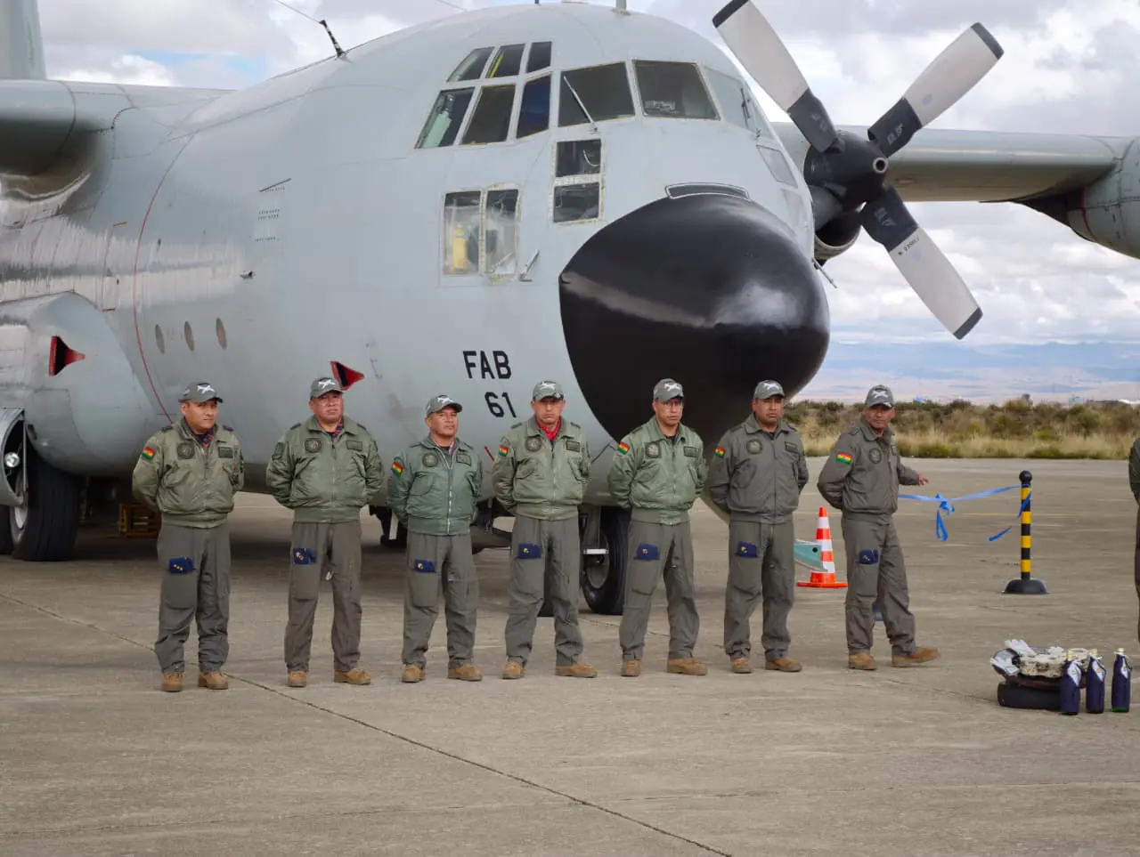 El C-130 que se incorpora a la flota de la FAB/FAB