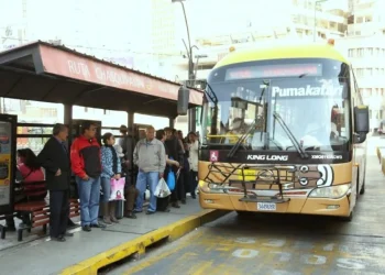 El servicio de La Paz BUS. FOTO: GAMLP
