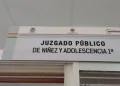 Frontis del Juzgado de la Niñez y Adolescencia en Oruro. FOTO: RRRSS