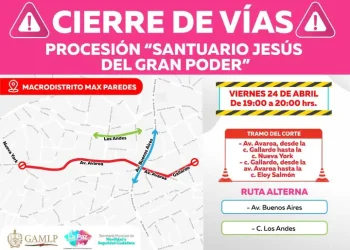 Procesión del Gran Poder: cierres de vías en Max Paredes