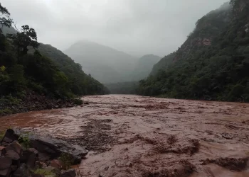 Alerta por la crecida del río Pilcomayo. FOTO: RRSS