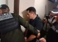 El capitán Cristian Rodríguez al salir de su audiencia/Captura de pantalla