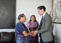La premio Noble de la Paz durante su designación/SRE
