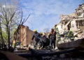 Los drones rusos alcanzaron varias zonas urbanas/AFP