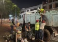 Personal de la alcaldía trabaja en el recojo de basura/RRSS