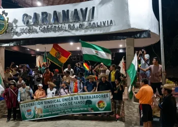 El encuentro fue en la plaza de Caranavi/SieteVocesCaranavi