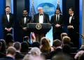 Trump dio una conferencia de prensa minutos después del ataque/CasaBlanca