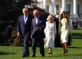 Trump y Carlos II en la Casa Blanca/AFP