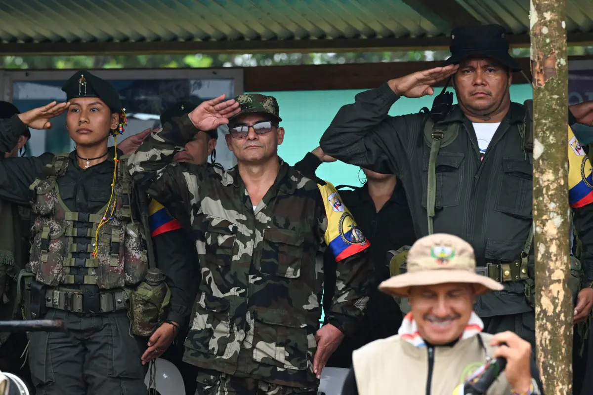 El máximo comandante de la disidencia del EP, alias Iván Mordisco/AFP