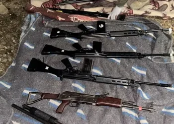 Parte de las armas recuperadas/RRSS