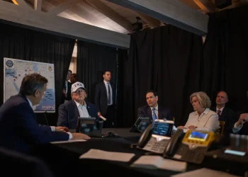 Trump reunido con sus colaboradores/CasaBlanca