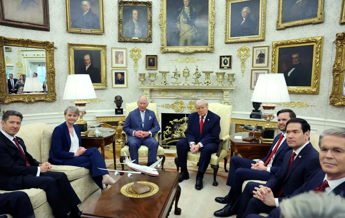 Trump y el Carlos III en la Casa Blanca/AFP