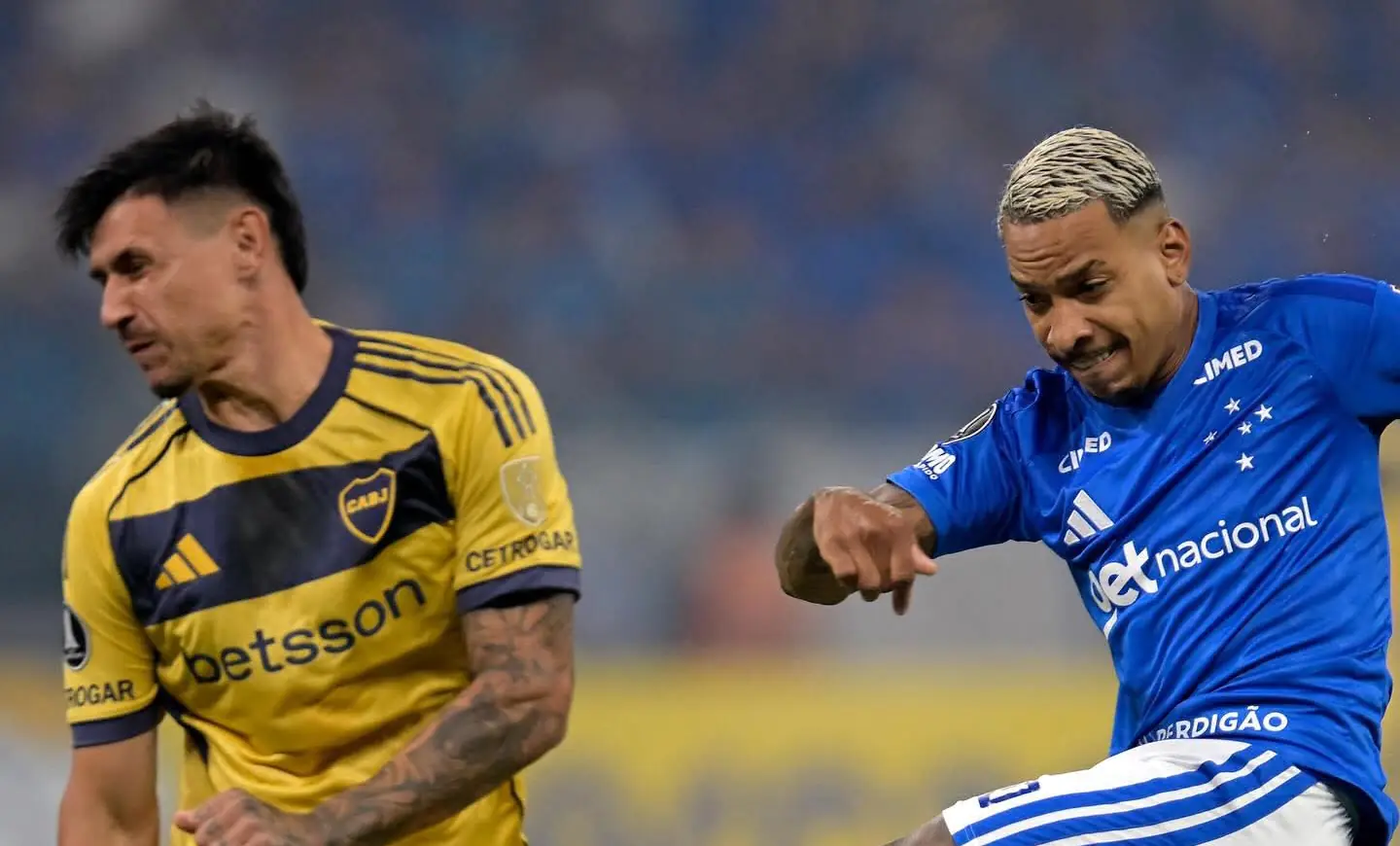 El colombiano Villarreal y Cruzeiro acaban con invicto de Boca Juniors