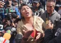 Evistas generan altercado en plaza Murillo en defensa de la gestión de Morales