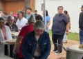 Se distribuyó alimentos a los movilizados/Captura de pantalla