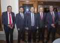 Recepción en honor al Canciller de Chile
