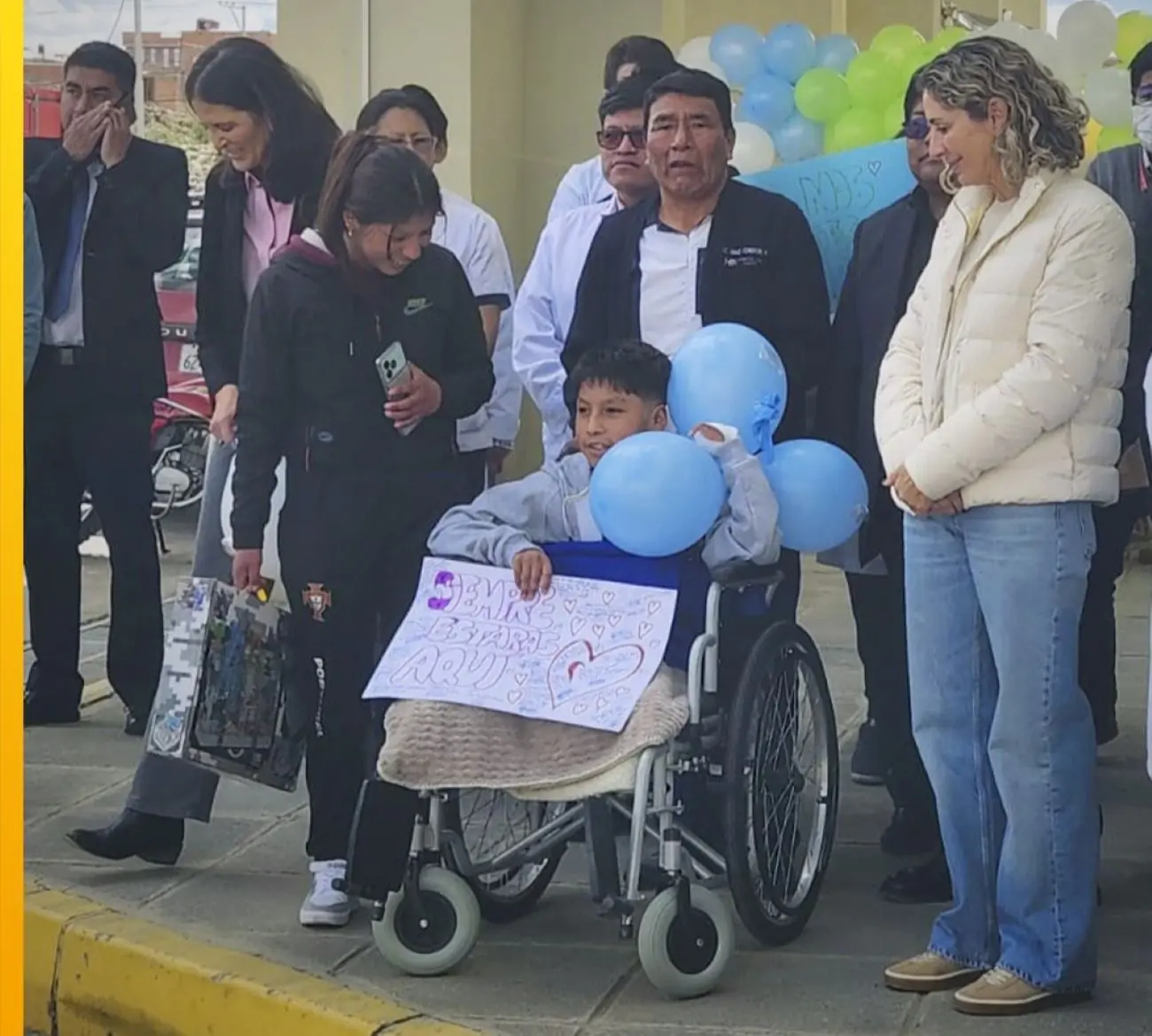 Rubén fue dado de alta luego de dos meses de hospitalización. FOTO: Captura BTV
