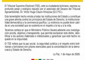TSE condena asesinato de magistrado y pide investigación sin impunidad