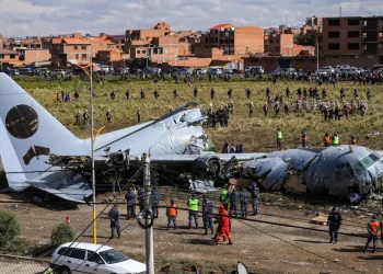 El avión Hércules C-130 quedó destruido/APG
