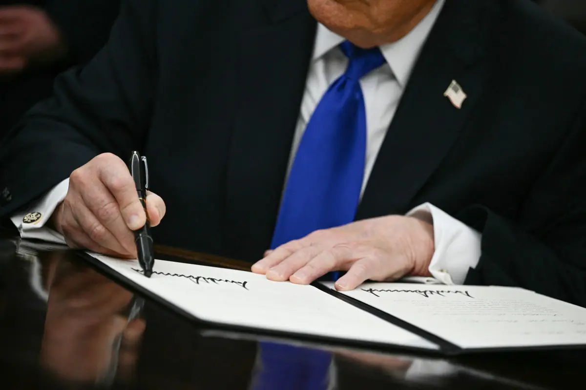 Trump autorizó el nuevo gravamen/AFP