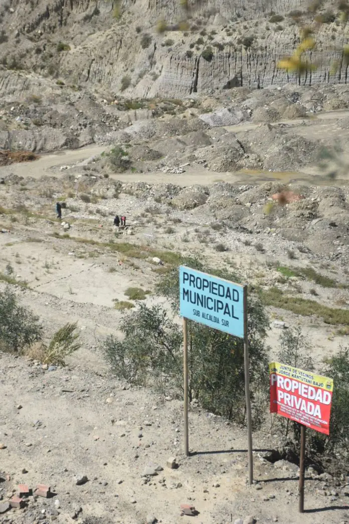 Alcaldía paceña alerta sobre intento de loteamiento en Cotahuma