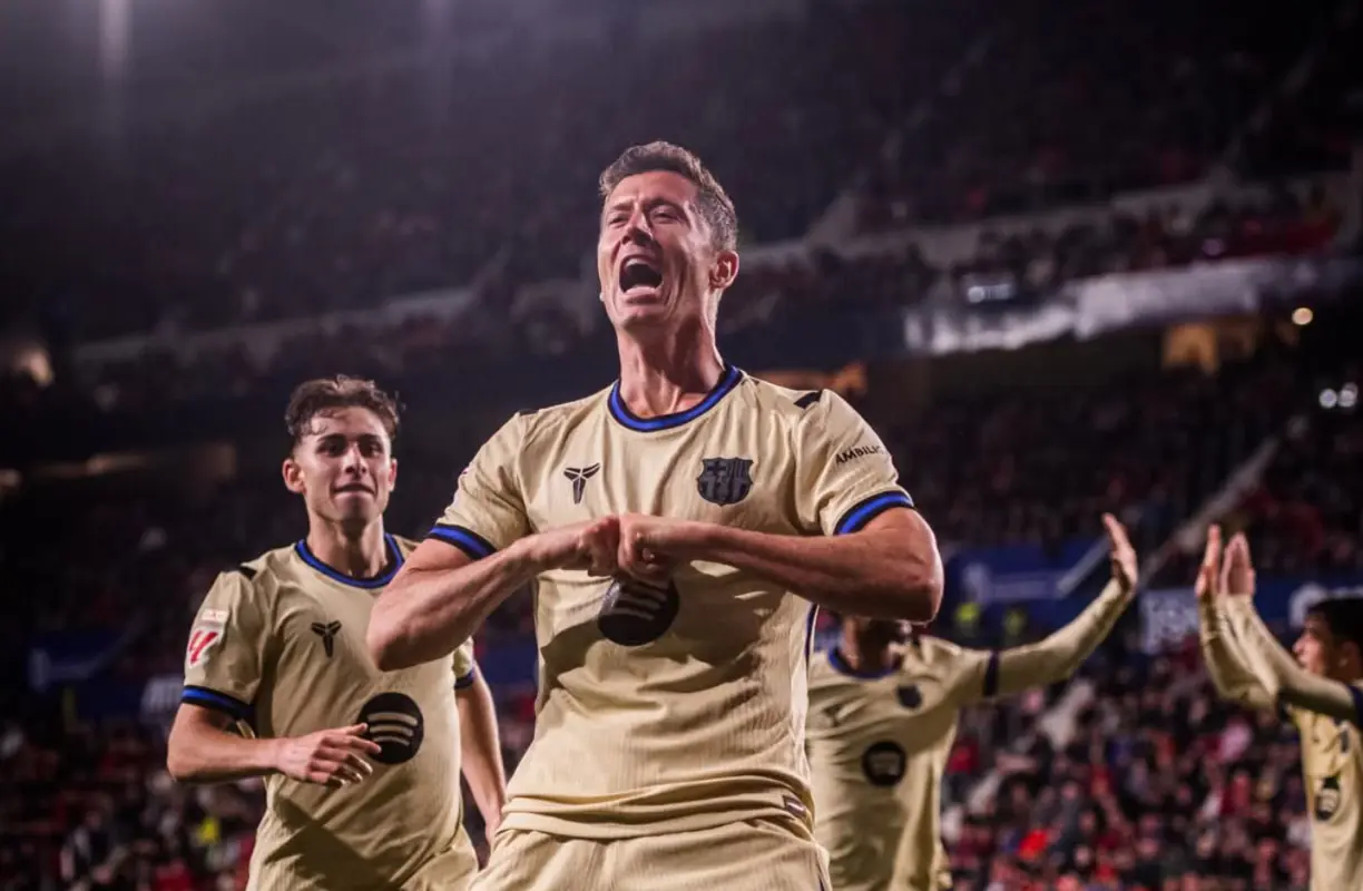 El Barcelona gana 2-1 a Osasuna y acaricia el título de LaLiga