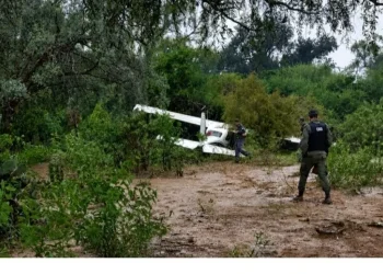 La avioneta fue encontrada en un lugar alejado/Gendarmería Argentina
