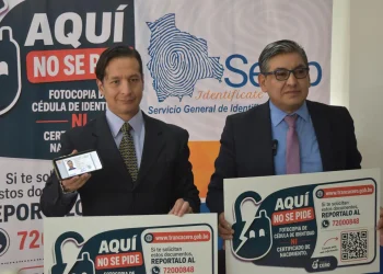 El Segip presentó la cédula de identidad digital. FOTO: SEGIP