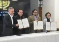 Dockweiler firma convenio con Suecia para transformación de la basura. FOTO: GAMLP