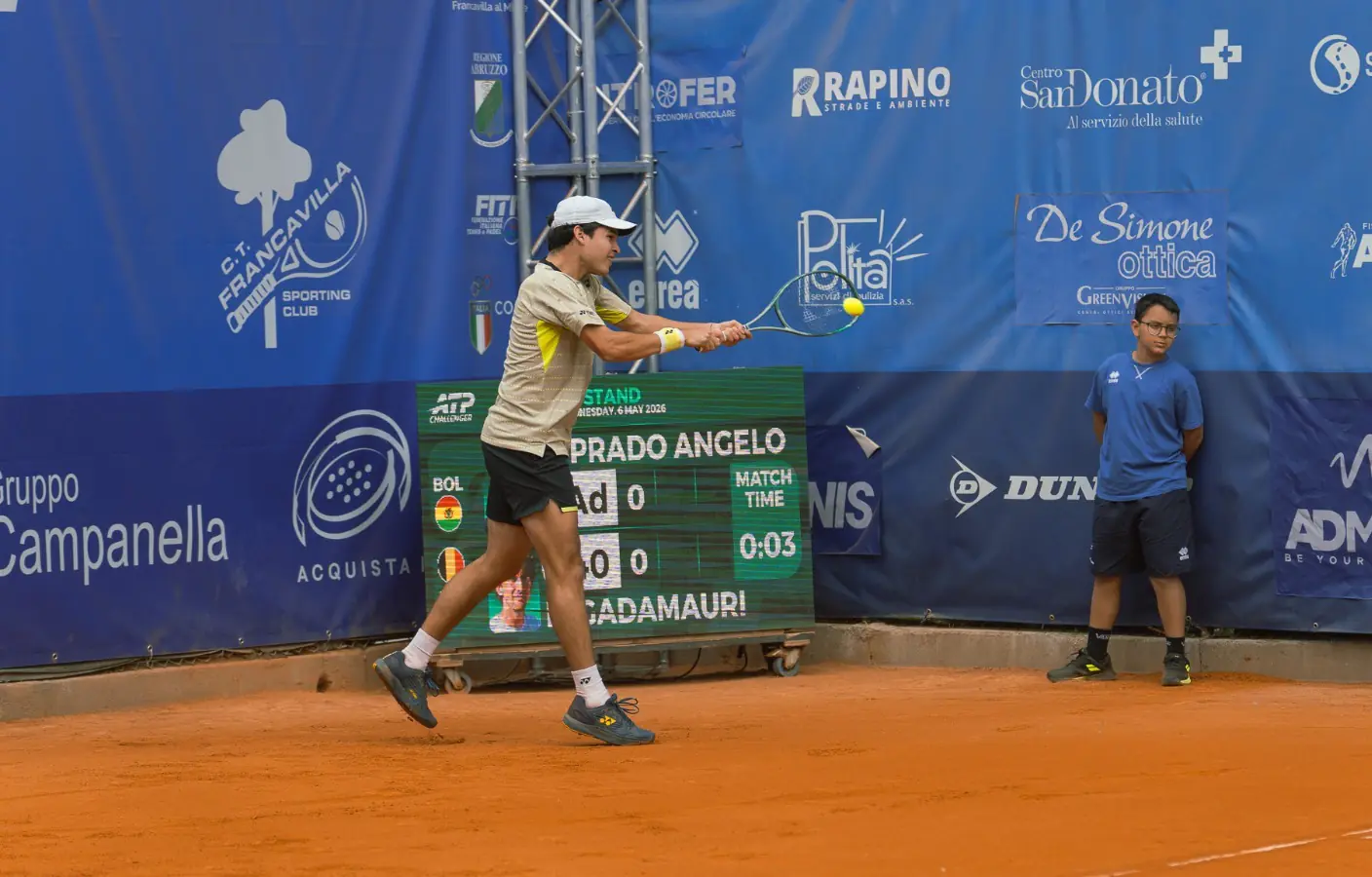 Juan Carlos Prado gana en el Challenger de Francavilla