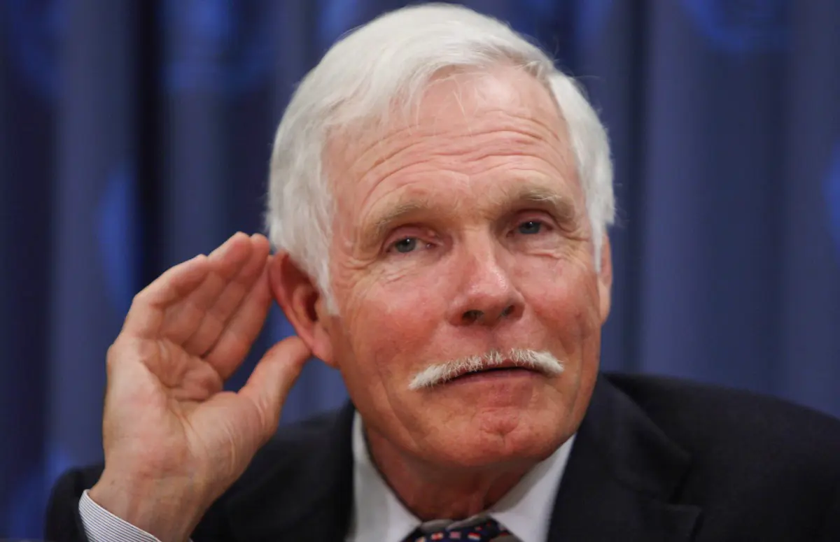 Ted Turner el fundador de CNN y un nuevo estilo de cobertura/AFP