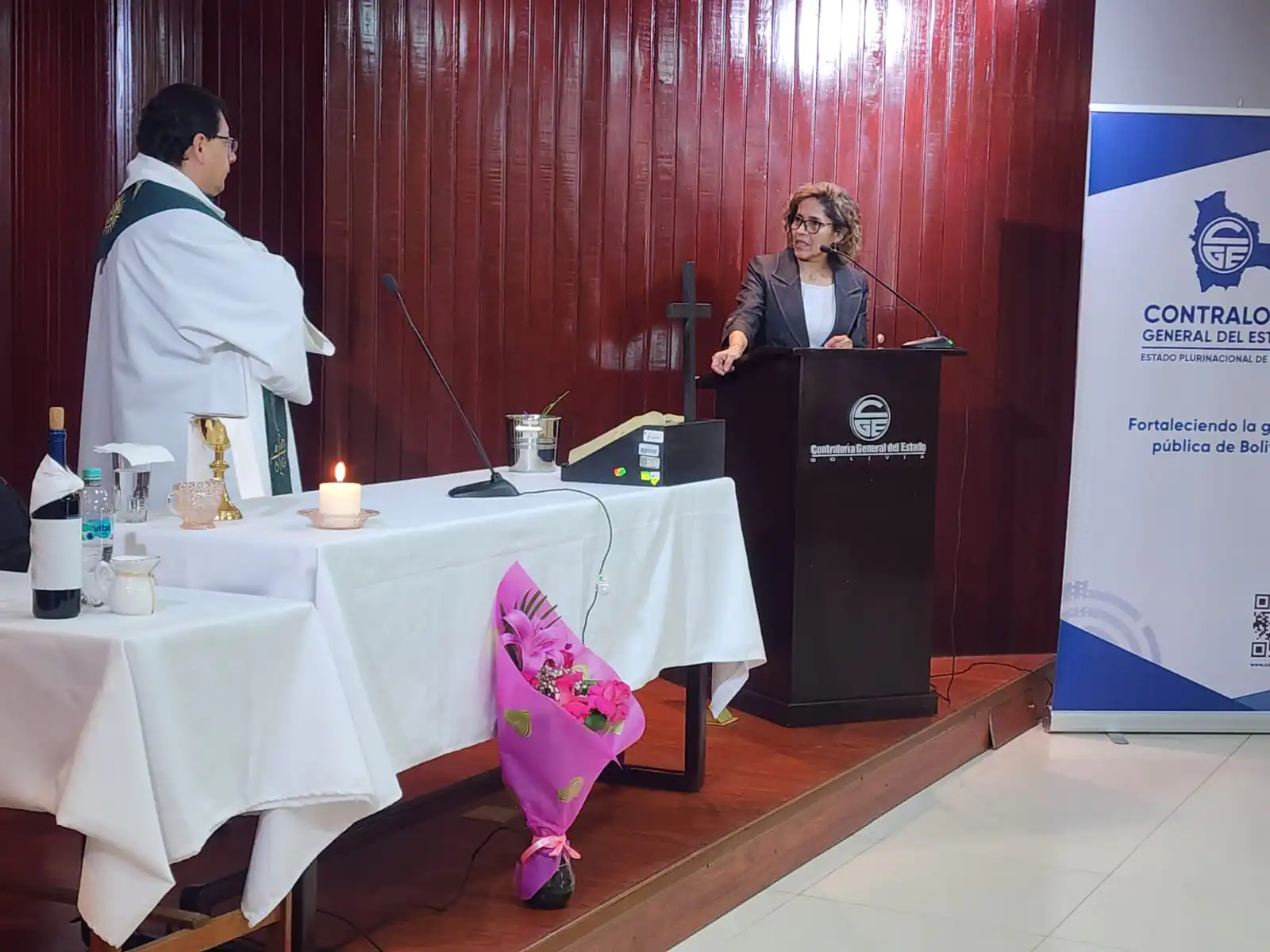 Con una misa por su aniversario, la Contraloría apunta a recuperar credibilidad