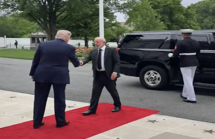 Trump recibe a Lula en la Casa Blanca/ Captura de pantalla