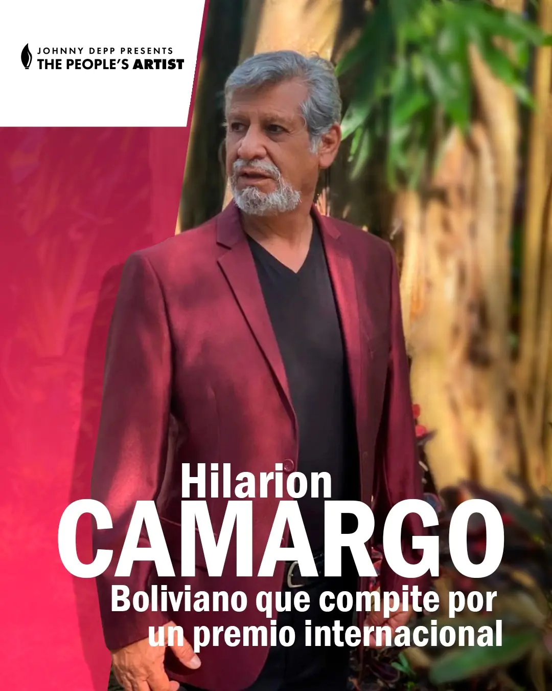 El artista Hilarión Camargo postula a premio internacional