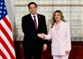 Rubio se reunió con Meloni en Roma/AFP