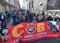 Marcha de la COB recorre el centro paceño y ratifica paro movilizado indefinido