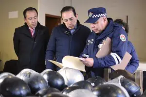 Dockweiler realizó una inspección a la Intendencia y la Guardia Municipal