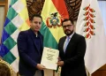 Lara se reúne con el presidente del Parlamento Andino para abordar integración regional