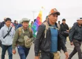 Mineros marcan distancia de marcha evista y exigen neutralidad política