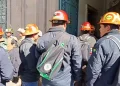 Una comisión de la Fedecomin ingresó a la Casa Grande del Pueblo para instalar el diálogo con el Gobierno. FOTO: RRSS