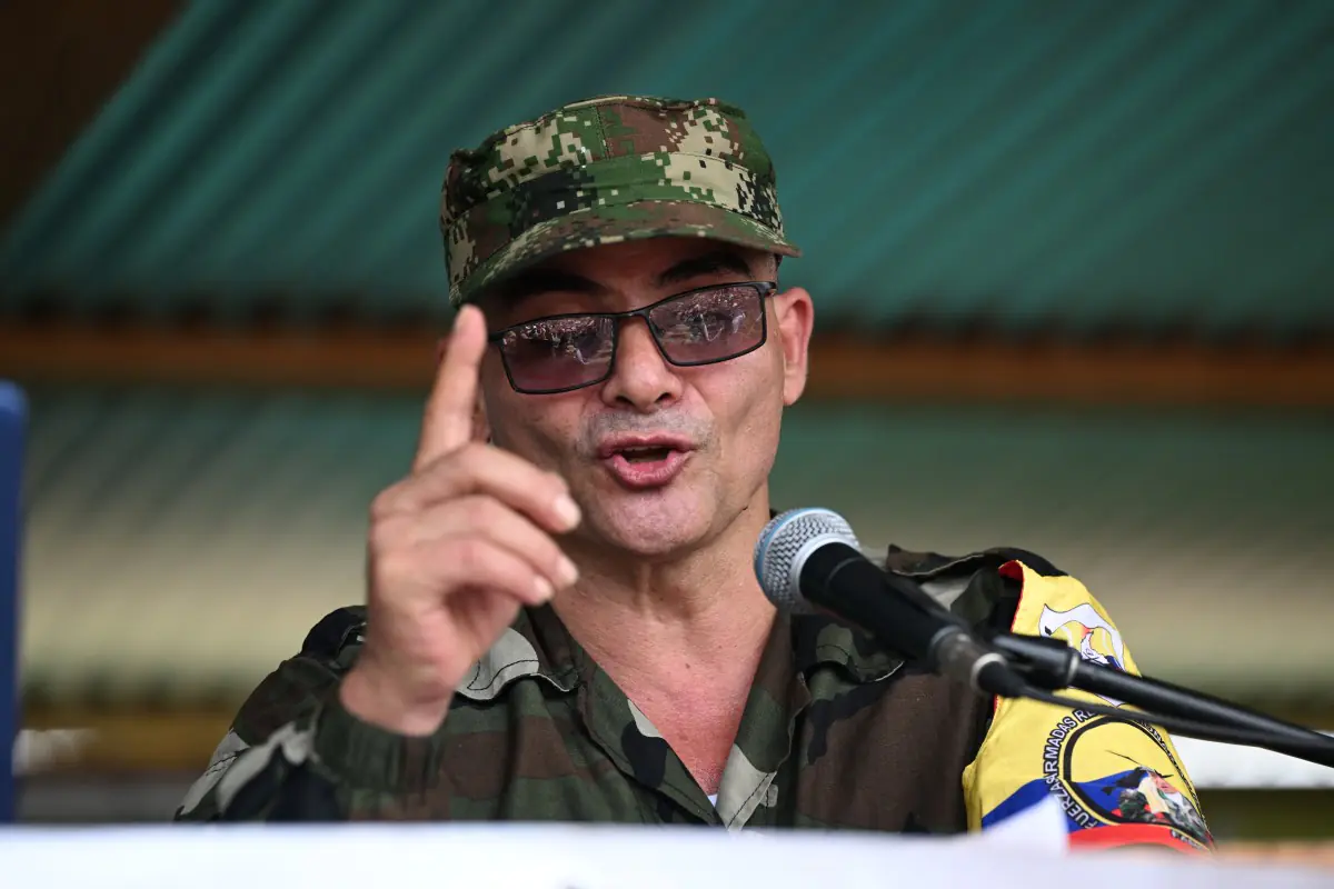 El máximo comandante de la disidencia del EP, alias Iván Mordisco/AFP