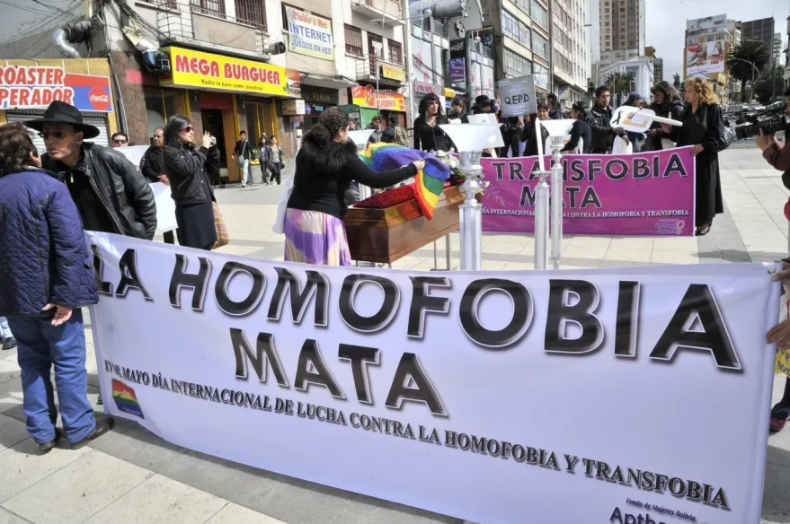 Una marcha contra la homofobia. FOTO: RRSS